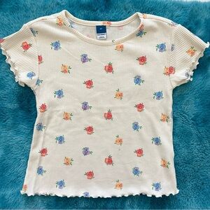 Old Navy Girls Short Sleeve Ribbed T-shirt Size 5T